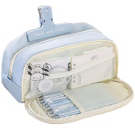 Pen Pencil Case Durable Big Storage Pen Pouch Bag for School Supplies Office College Teen Girls Adults fancydresswale.com