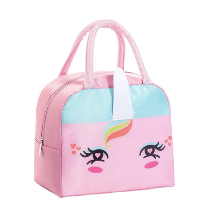 Lunch Box Insulated Bag Soft Leakproof Lunch Bag for Kids Men Women, Durable Thermal Lunch Pail for School Work Office | Fit 6 Cans- Blue Dinosaur Fancydresswale