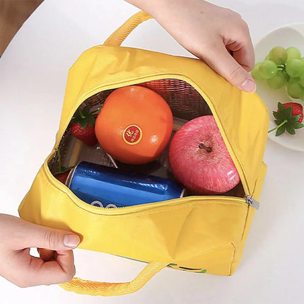 Lunch Box Insulated Bag Soft Leakproof Lunch Bag for Kids Men Women, Durable Thermal Lunch Pail for School Work Office | Fit 6 Cans-Pink Elephant Fancydresswale