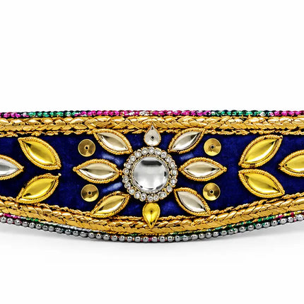 Moti Belt Small – Traditional Mirror Work Kamar Belt fancydresswale.com