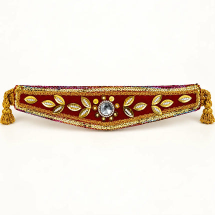Moti Belt Small – Traditional Mirror Work Kamar Belt fancydresswale.com