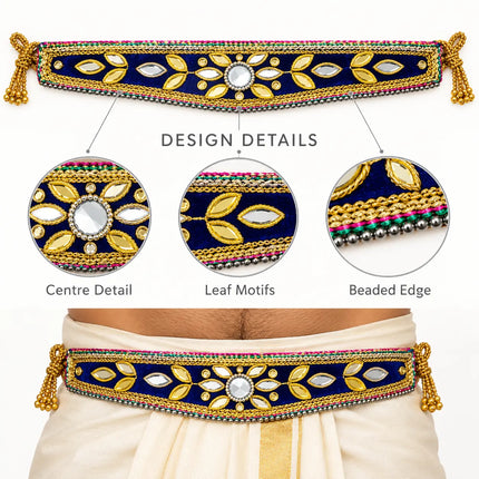 Moti Belt Small – Traditional Mirror Work Kamar Belt fancydresswale.com