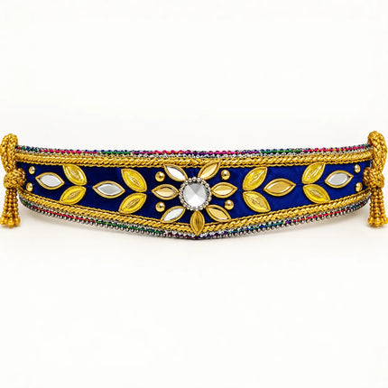 Moti Belt Small – Traditional Mirror Work Kamar Belt fancydresswale.com