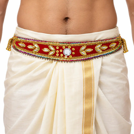 Moti Belt Small – Traditional Mirror Work Kamar Belt fancydresswale.com