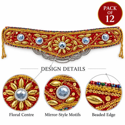 Moti Belt – Traditional Decorative Kamar Belt for Fancy Dress fancydresswale.com
