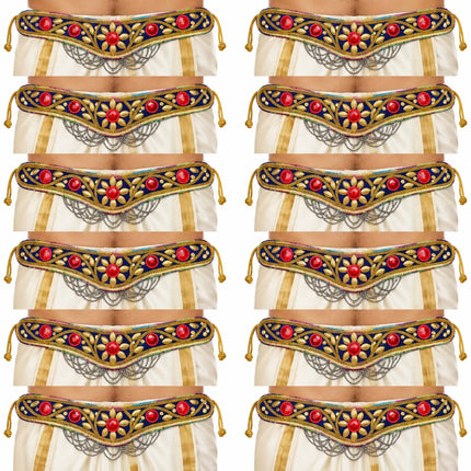 Moti Belt – Traditional Decorative Kamar Belt for Fancy Dress fancydresswale.com