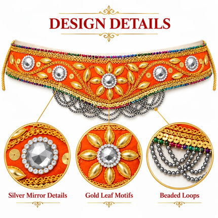 Moti Belt – Traditional Decorative Kamar Belt for Fancy Dress fancydresswale.com
