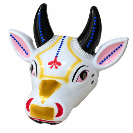 Nandi Plastic Mask – Mythological Fancy Dress Accessory fancydresswale.com