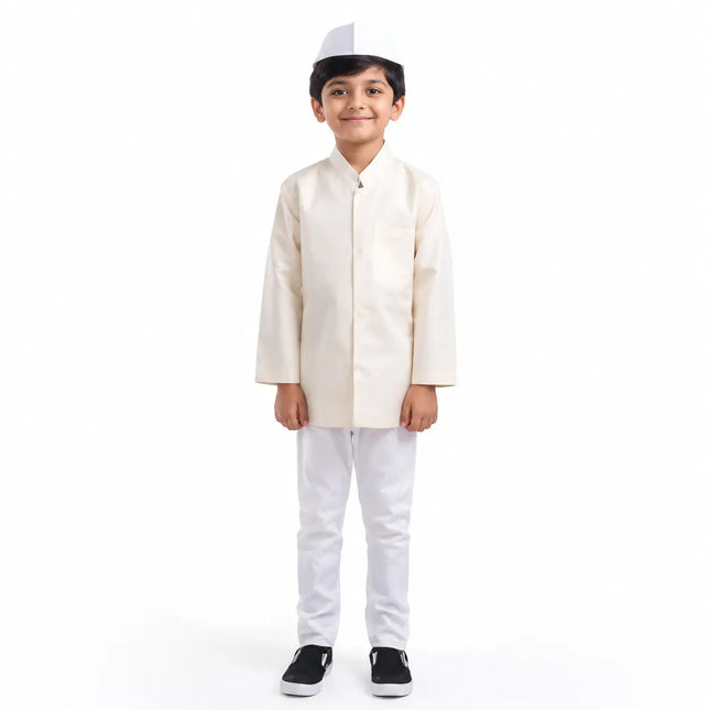 Nehru dress for boys for Fancydress competitions and School functions Fancydresswale