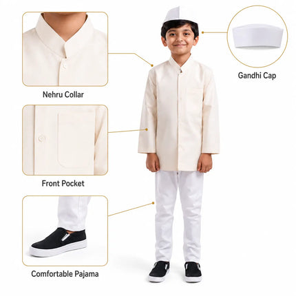 Nehru dress for boys for Fancydress competitions and School functions Fancydresswale