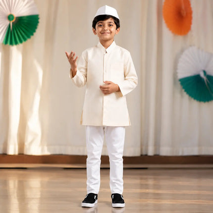 Nehru dress for boys for Fancydress competitions and School functions Fancydresswale
