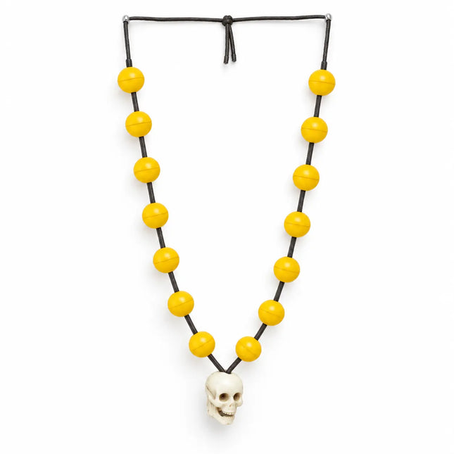 Nimbu Mala with One Skull – Fancy Dress Costume Accessory fancydresswale.com