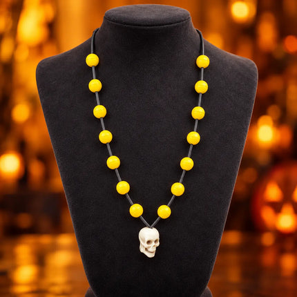 Nimbu Mala with One Skull – Fancy Dress Costume Accessory fancydresswale.com