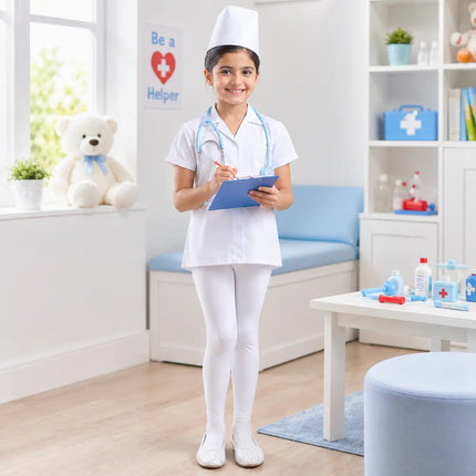 Nurse Costume white for girls Fancydresswale