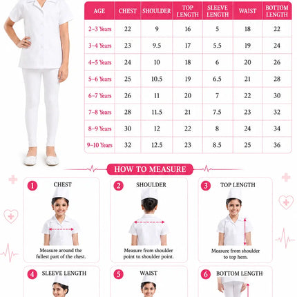 Nurse Costume white for girls Fancydresswale