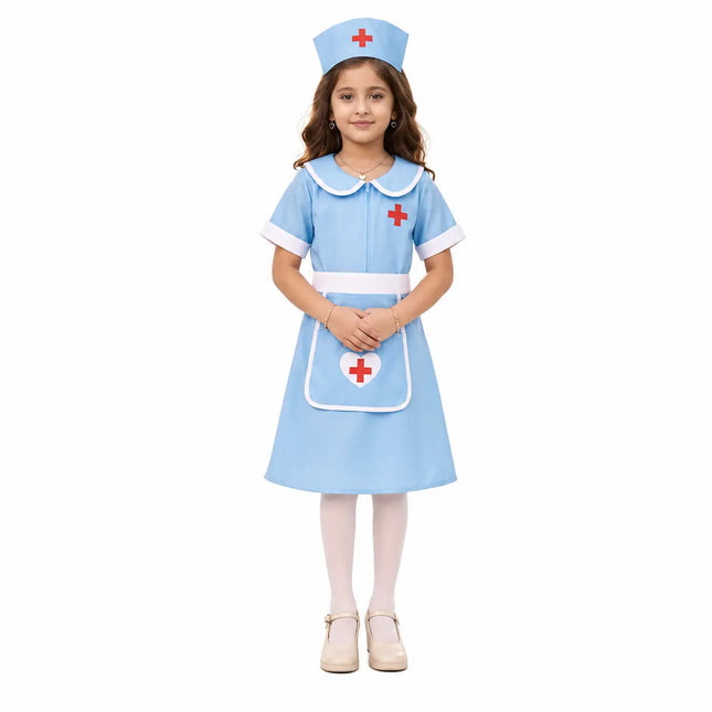 Nurse Set Costume Dress For Girls Fancydresswale