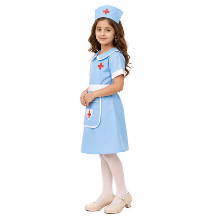 Nurse Set Costume Dress For Girls Fancydresswale