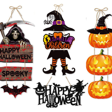 Halloween Hanging Decoration Spooky Door Decorations for Halloween Party Fancydresswale