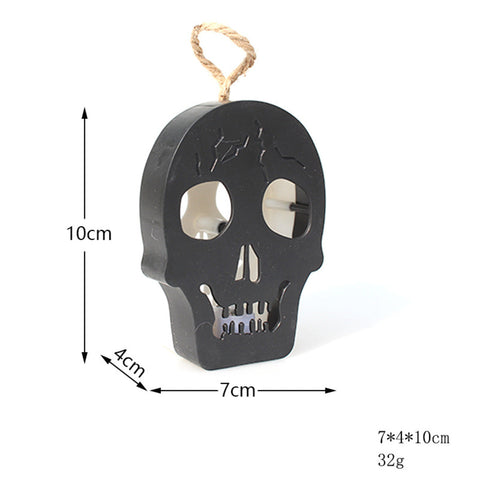 Halloween Pumpkin Skull Mini Lanterns, Hanging Lantern for Halloween Decorations