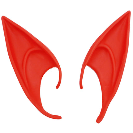 Elf Ear Latex Anime Dress Up Costume Fairy Ears Soft Pointed Ears Cosplay Halloween Anime Party Vampire Ears Fancydresswale