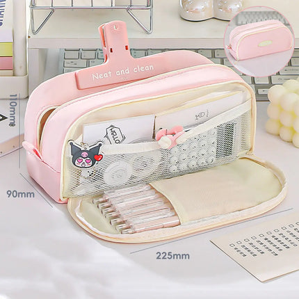 Pen Pencil Case Durable Big Storage Pen Pouch Bag for School Supplies Office College Teen Girls Adults fancydresswale.com
