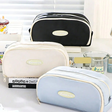 Pen Pencil Case Durable Big Storage Pen Pouch Bag for School Supplies Office College Teen Girls Adults fancydresswale.com
