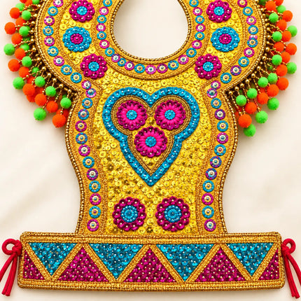 Perfect Chester – Golden Ramleela Chest Costume Accessory fancydresswale.com