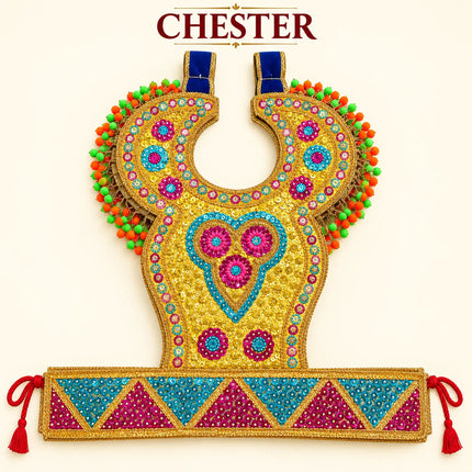 Perfect Chester – Golden Ramleela Chest Costume Accessory fancydresswale.com