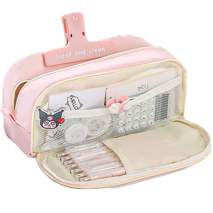 Pen Pencil Case Durable Big Storage Pen Pouch Bag for School Supplies Office College Teen Girls Adults fancydresswale.com