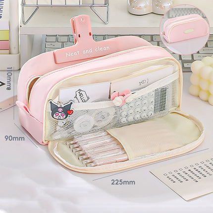 Pen Pencil Case Durable Big Storage Pen Pouch Bag for School Supplies Office College Teen Girls Adults fancydresswale.com