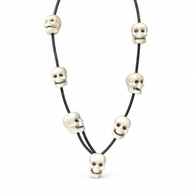 Plain Mund Mala – Skull Bead Fancy Dress Necklace fancydresswale.com