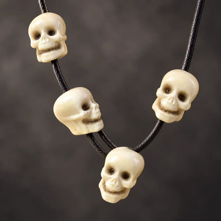 Plain Mund Mala – Skull Bead Fancy Dress Necklace fancydresswale.com
