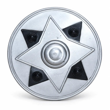 Plastic Star Shield for Fancy Dress – Silver & Gold fancydresswale.com