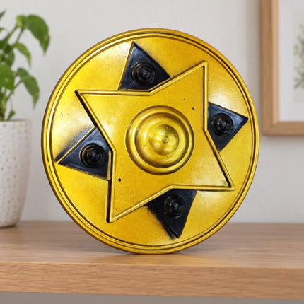 Plastic Star Shield for Fancy Dress – Silver & Gold fancydresswale.com