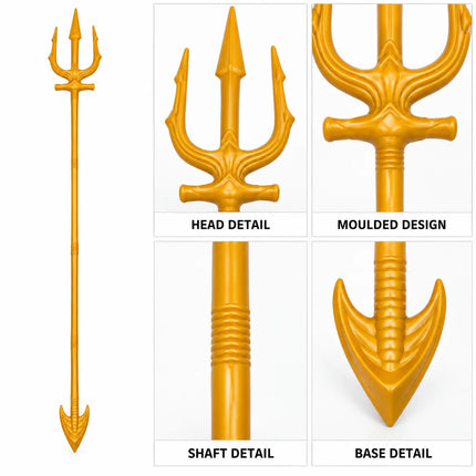 Plastic Trishul – Golden Fancy Dress Costume Prop fancydresswale.com