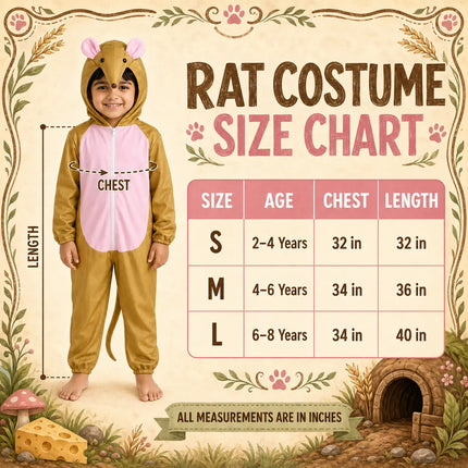 Rat Costume For Kids Fancydresswale