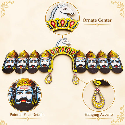 Ravan Ply Mukut for Ramleela & Fancy Dress fancydresswale.com