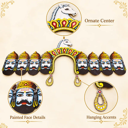 Ravan Ply Mukut for Ramleela & Fancy Dress fancydresswale.com