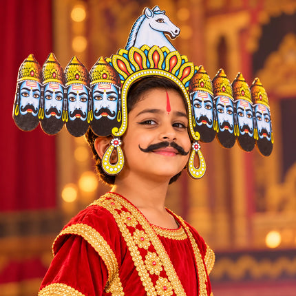 Ravan Ply Mukut for Ramleela & Fancy Dress fancydresswale.com