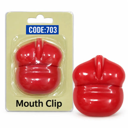 Red Mouth Clip costume accessory in Code 703 packaging