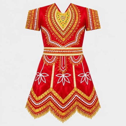 Red Raja Coat front