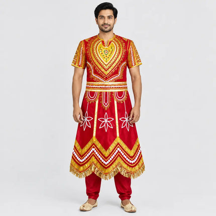 Red Raja Coat AI studio