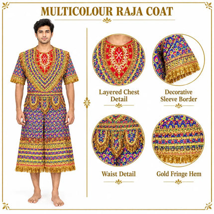 AI multicolour Raja Coat feature guide