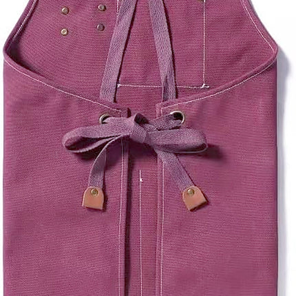 Chef Aprons Canvas Cross Back Premium : Stylish Unisex Design with Spacious Pockets fancydresswale.com