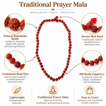 Rudraksha Mala – 10 Pieces Combo fancydresswale.com