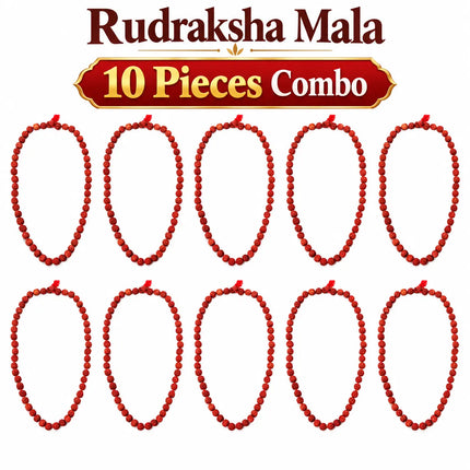 Rudraksha Mala – 10 Pieces Combo fancydresswale.com