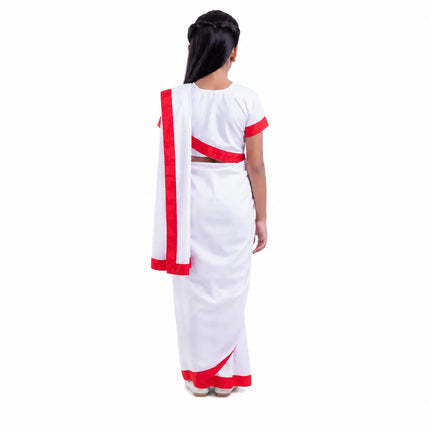 School Principal Saree Dress Costume For Girls Fancydresswale