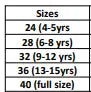 Supplier Shankar Heavy costume size and age guide