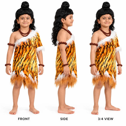 Shiva costume front side and angled views