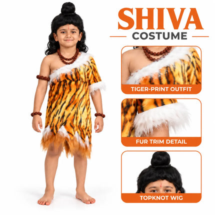 Shiva costume design and wig detail guide